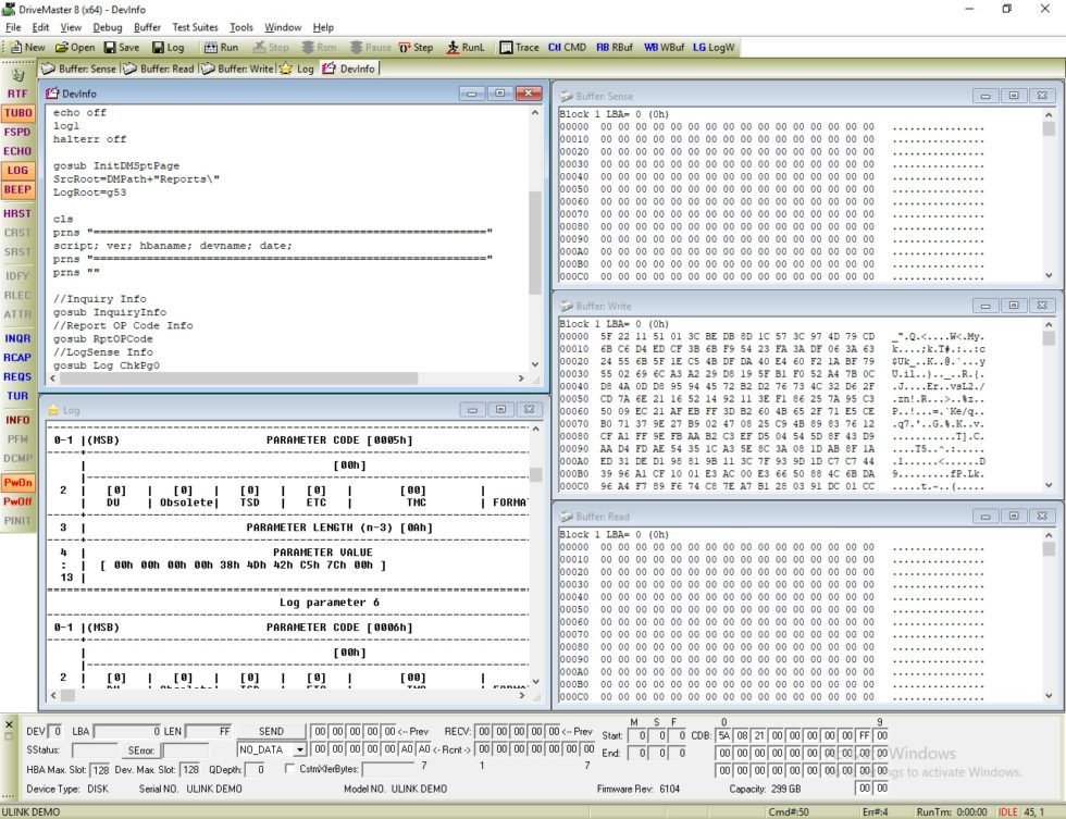 DriveMaster 9 Enterprise SAS ULINK Technology