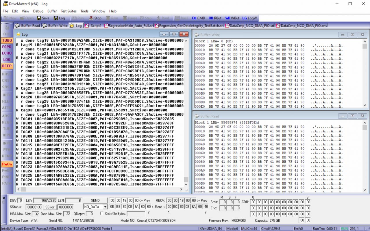 DriveMaster 9 Professional SATA ULINK Technology