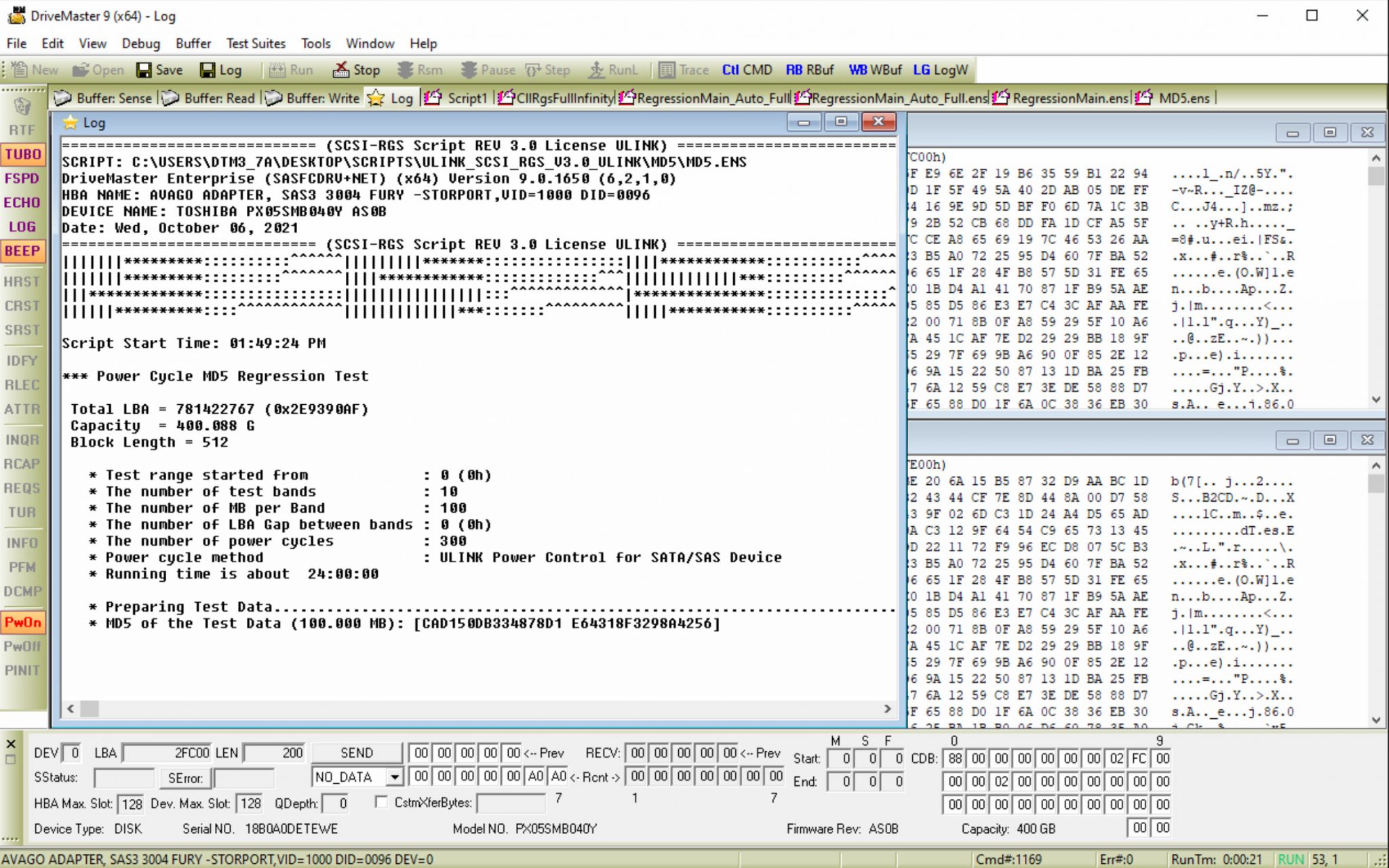 DriveMaster 9 Enterprise SAS ULINK Technology