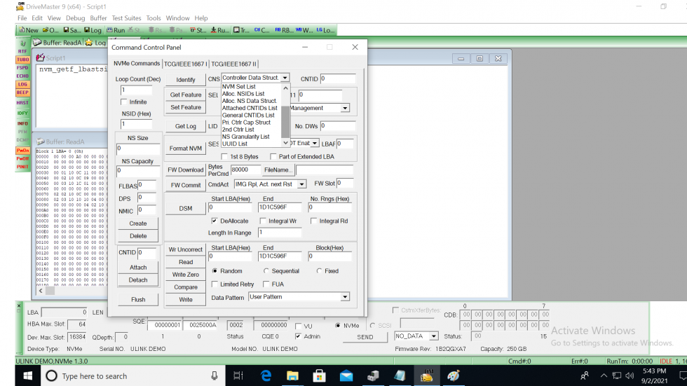 DriveMaster 9 NVMe ULINK Technology