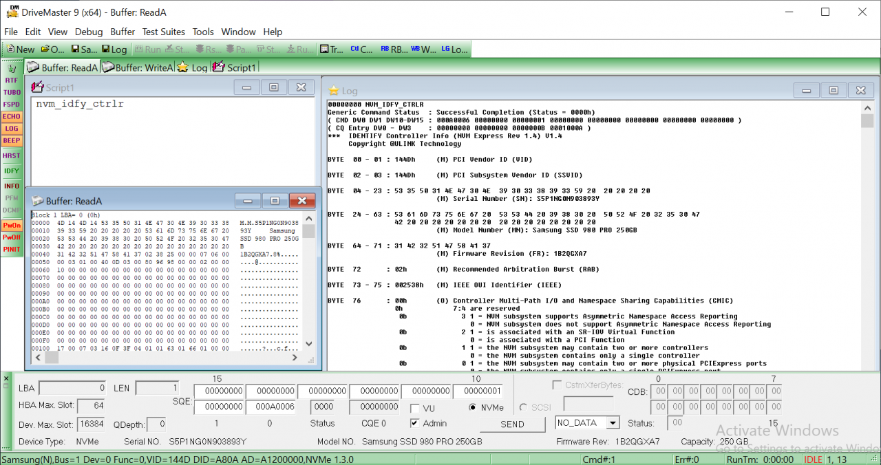 DriveMaster 9 NVMe ULINK Technology